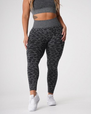 Women's NVGTN Camo Seamless Leggings Black | URBK-82794