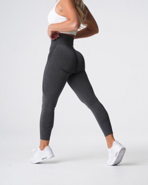 Women's NVGTN Contour Seamless Leggings Black | YVGF-21435