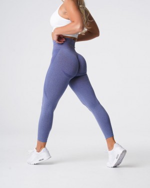 Women's NVGTN Contour Seamless Leggings Navy | RMSK-47531