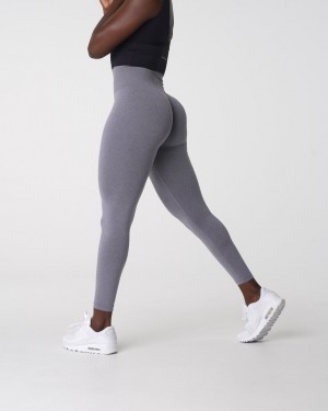 Women's NVGTN NV Seamless Leggings Grey | KBAH-53086