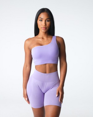 Women's NVGTN Passion Seamless Sports Bras Purple | KJHO-38175