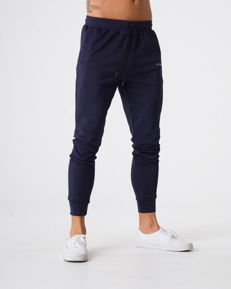 Men's NVGTN Track Jogger Navy | UJEG-40912