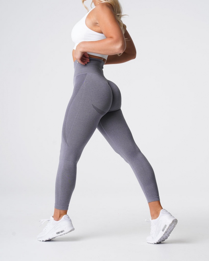 Women's NVGTN Contour Seamless Leggings Grey | PQVU-79418