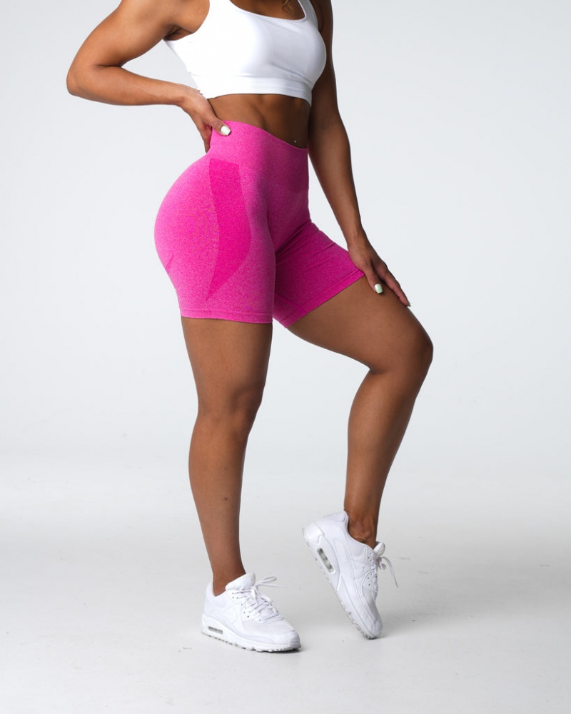 Women's NVGTN Contour Seamless Shorts Fuchsia | CFOV-76429