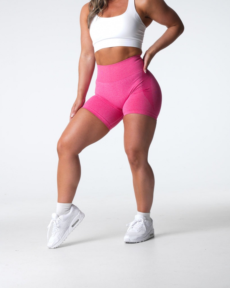 Women's NVGTN Contour Seamless Shorts Pink | UMQG-65189