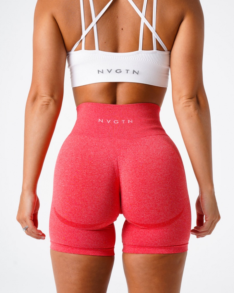 Women's NVGTN Contour Seamless Shorts Rose | BRAY-68349