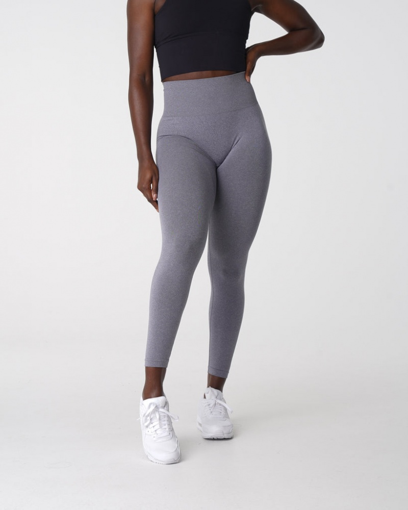 Women's NVGTN NV Seamless Leggings Grey | KBAH-53086