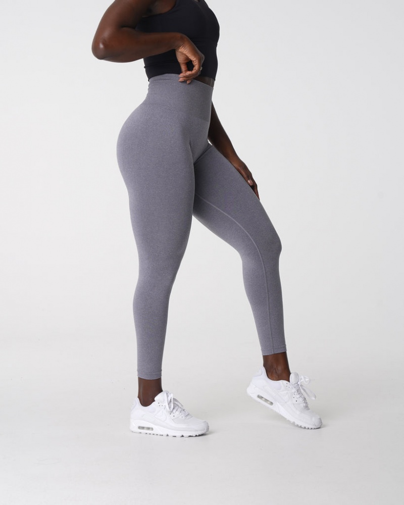 Women's NVGTN NV Seamless Leggings Grey | KBAH-53086