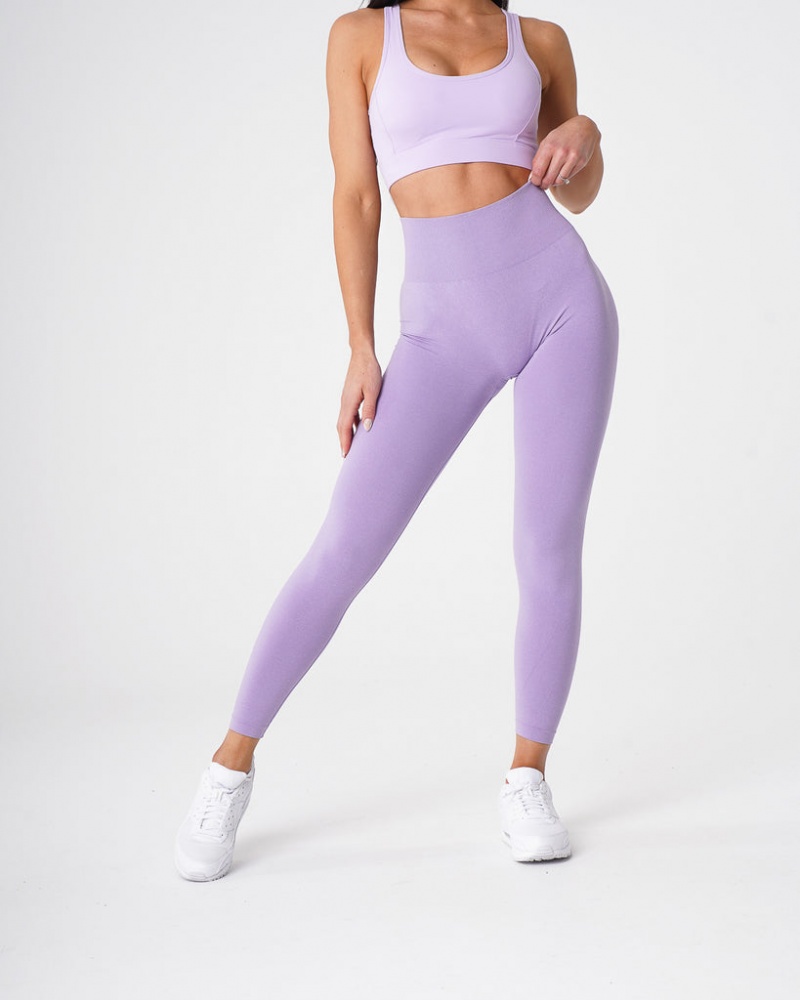 Women's NVGTN NV Seamless Leggings Purple | TKEP-58903