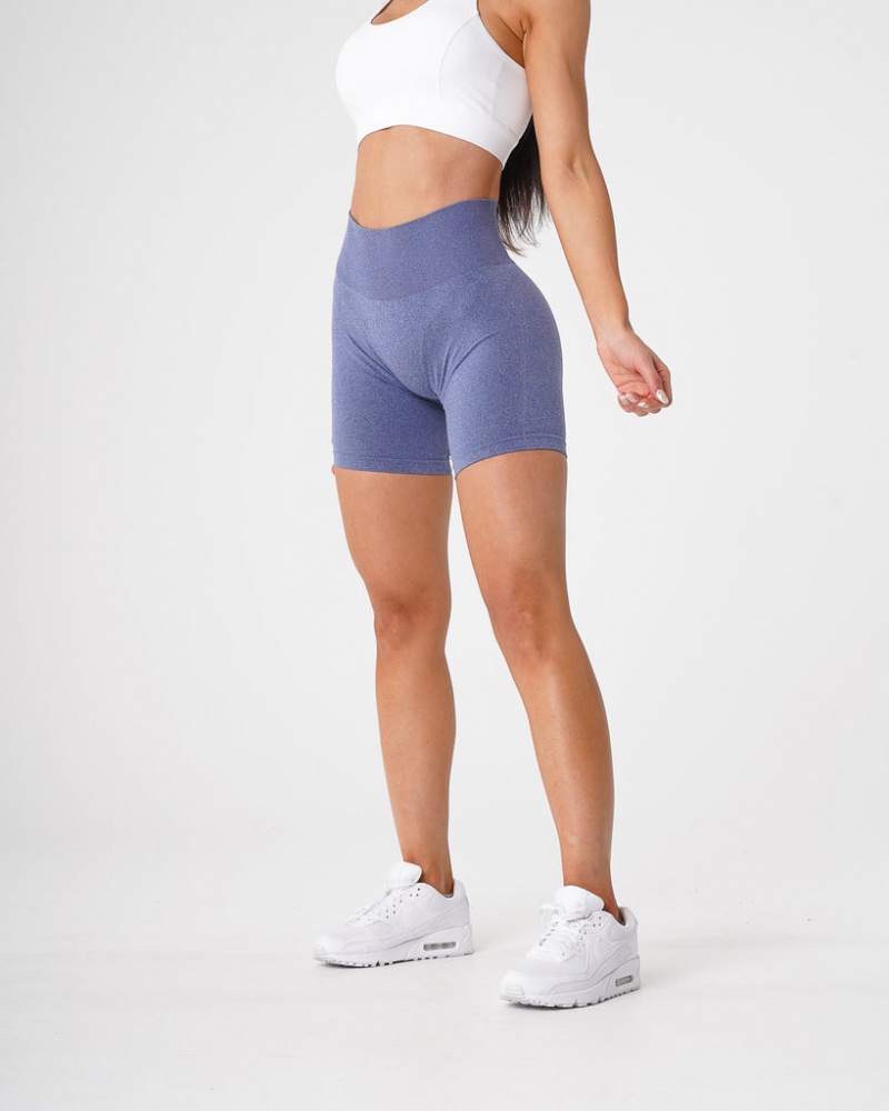 Women's NVGTN Pro Seamless Shorts Blue | ECKH-15049