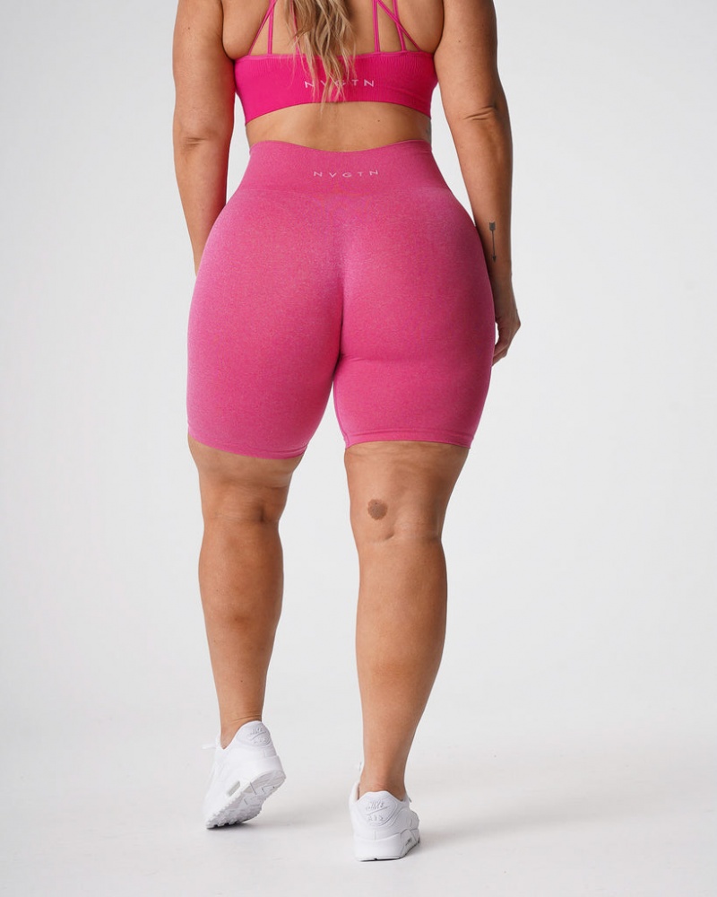 Women's NVGTN Pro Seamless Shorts Fuchsia | IWVM-30756