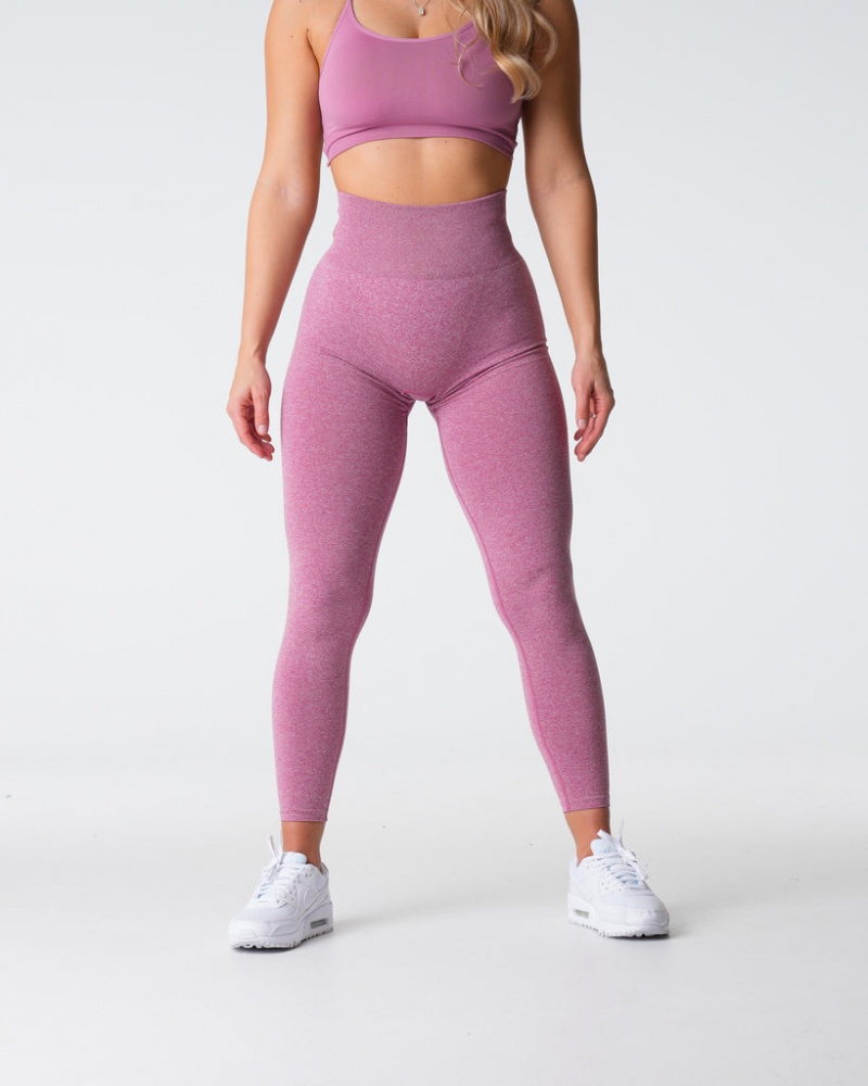 Women's NVGTN Scrunch Seamless Leggings Pink | EVLM-39741