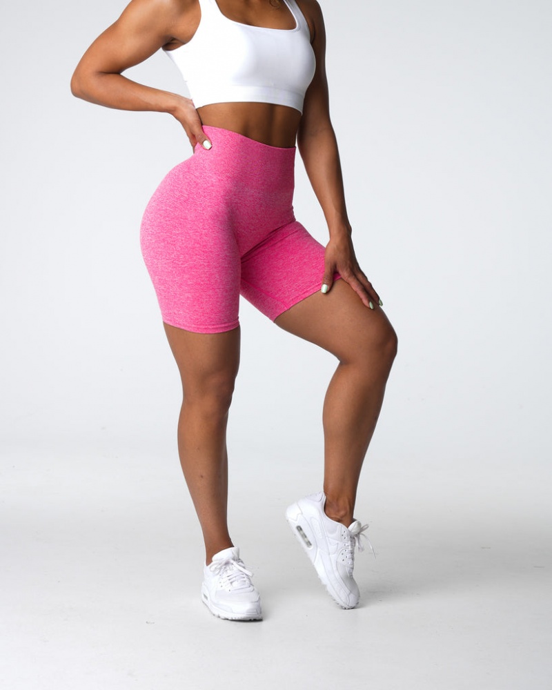 Women's NVGTN Scrunch Seamless Shorts Pink | NALY-58234