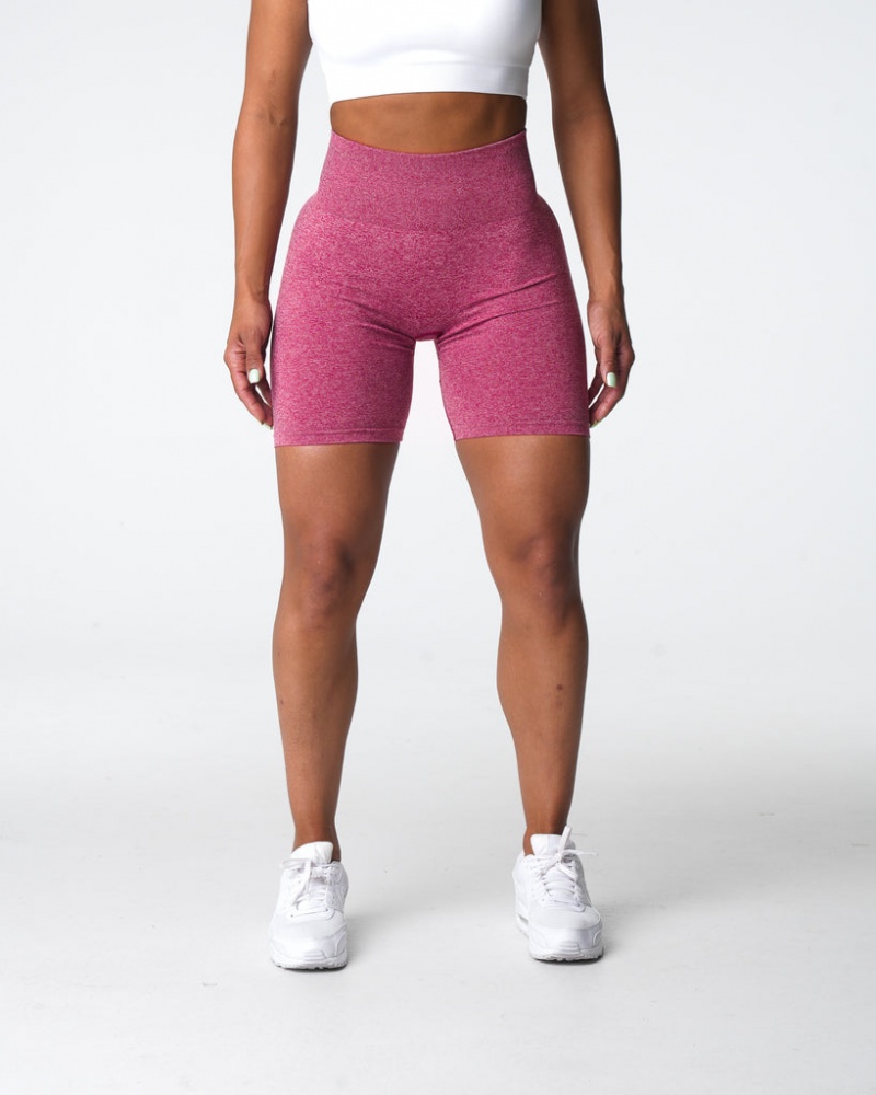 Women's NVGTN Scrunch Seamless Shorts Red | RECQ-28759