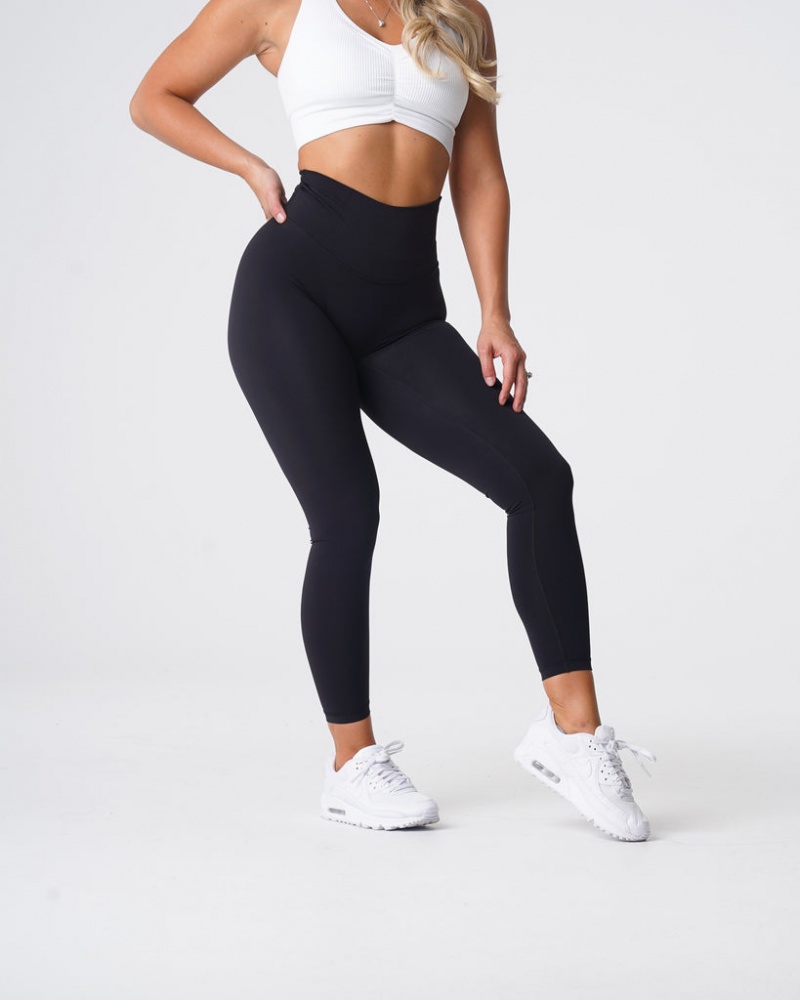 Women's NVGTN Signature 2.0 Leggings Black | TMBL-15834