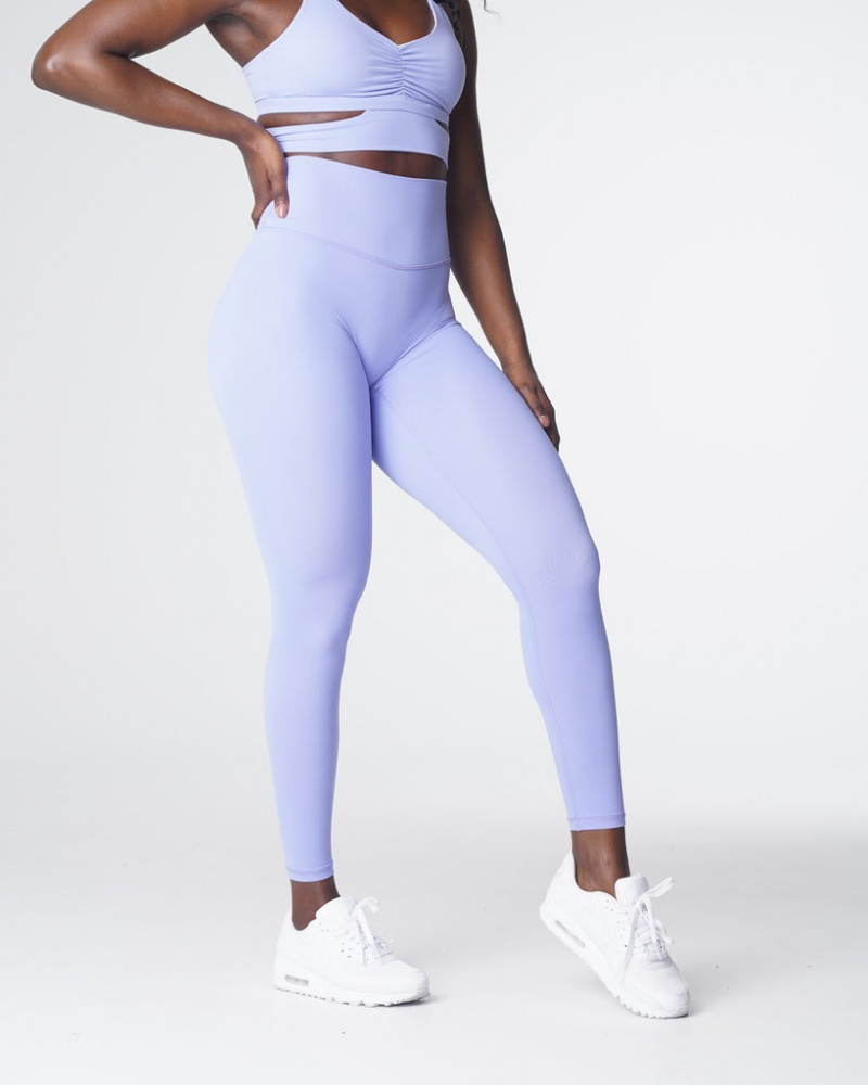 Women's NVGTN Signature 2.0 Leggings Blue | GLXO-63495