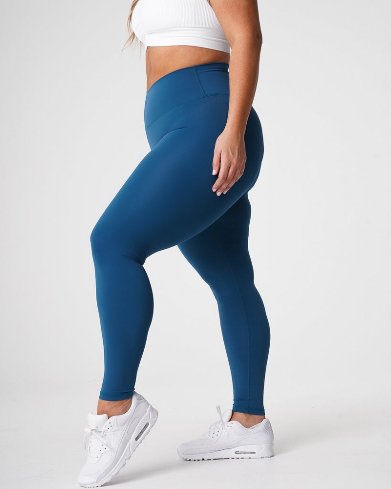 Women's NVGTN Signature 2.0 Leggings Blue | SBCY-03981