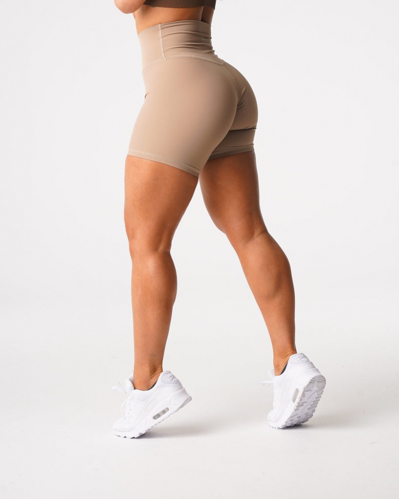 Women's NVGTN Signature 2.0 Shorts Apricot | MJHX-92076