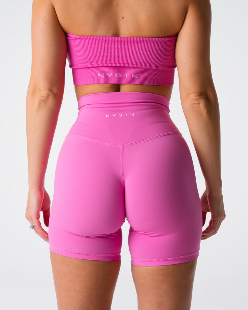 Women's NVGTN Signature 2.0 Shorts Pink | LXBV-54216